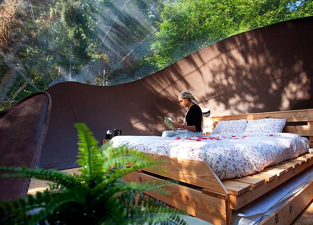 Dormir dans une bulle dans le Luxembourg, chez Ardenne Insolite