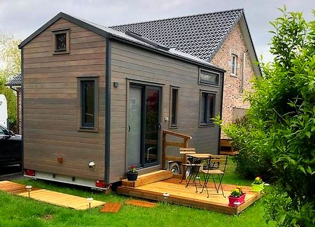 Nuit insolite en amoureux dans une tiny house dans la province de Liège, à Linan II Tiny House